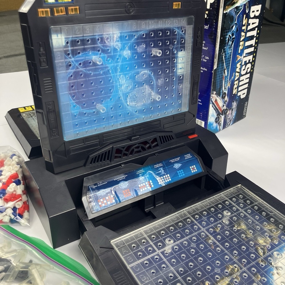 Milton Bradley Hasbro Star Wars Battleship 2002 Vintage Electronic Game Tested - Picture 4 of 5